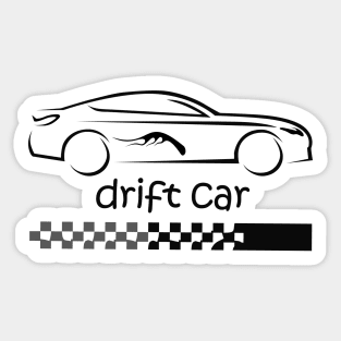 Drift Car Sticker